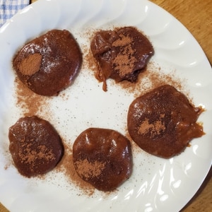 切り餅レンジで★チョコココア餅★